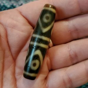 Vintage Tibetan Dzi Bead 8 Eyes